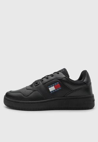 Tenis Lifestyle Tommy Hilfiger Retro Basket Negro Tommy Hilfiger