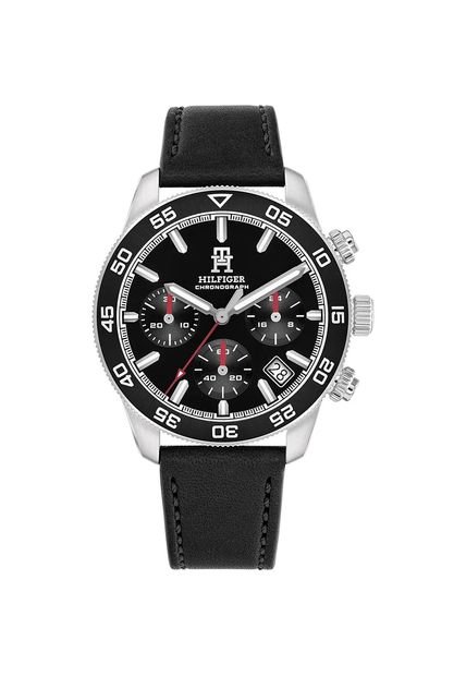 Reloj Negro Para Hombres TH 85 Tommy Hilfiger