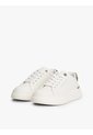 Tenis Blanco Para Niña De Corte Bajo Con Cordones Tommy Hilfiger de Tommy Hilfiger