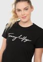 Camiseta Negro-Blanco Tommy Hilfiger de Tommy Hilfiger