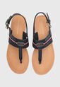 Sandalias Planas Tommy Hilfiger Azul de Tommy Hilfiger