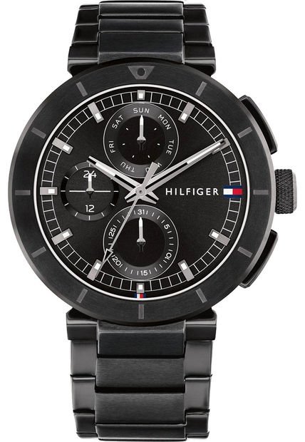 Reloj Negro Para Hombre De Tommy Hilfiger Tommy Hilfiger
