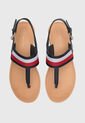 Sandalias Planas Tommy Hilfiger Azul de Tommy Hilfiger