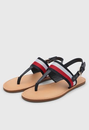Sandalias Planas Tommy Hilfiger Azul