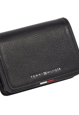 Tarjetero Negro De Cuero Con Compartimiento Principal Tommy Hilfiger Tommy Hilfiger