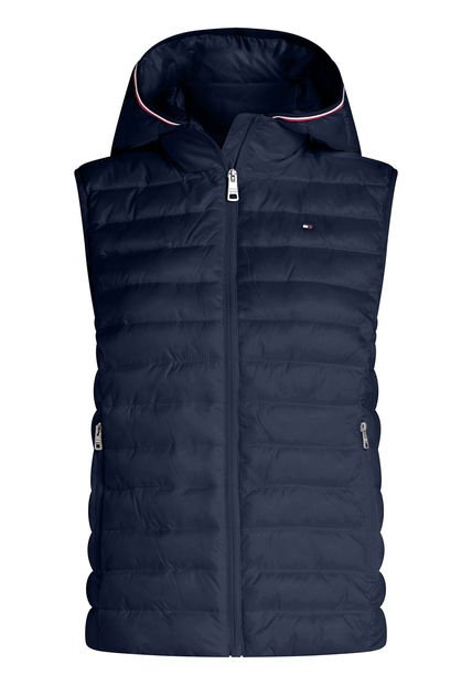 Chaleco Azul Acolchado Global Stripe Tommy Hilfiger