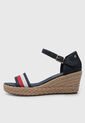 Sandalia Tacón Corrido TOMMY HILFIGER Shimmery Ribbon Azul de Tommy Hilfiger