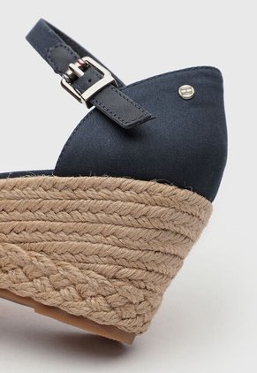 Sandalia Tacón Corrido TOMMY HILFIGER Shimmery Ribbon Azul