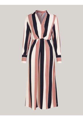 Vestido Multicolor Largo Global Stripe Tommy Hilfiger
