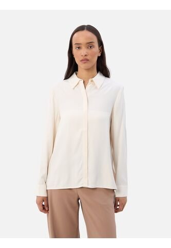 Camisa Beige De Corte Amplio Y Tapeta Oculta Tommy Hilfiger Tommy Hilfiger