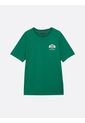 Camiseta Verde Con Logo Bordado Tommy Hilfiger de Tommy Hilfiger