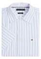 Camisa Azul Claro Seersucker De Corte Regular Con Diseño De Rayas Tommy Hilfiger de Tommy Hilfiger