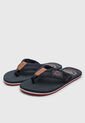 Sandalias Flip Flop Tommy Hilfiger Patch Azul de Tommy Hilfiger