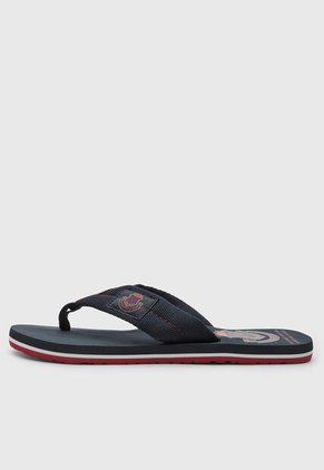 Sandalias Flip Flop Tommy Hilfiger Patch Azul