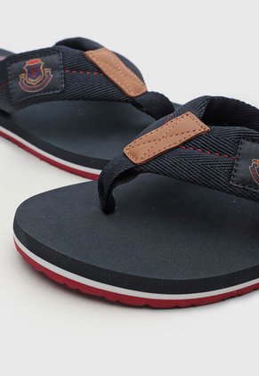 Sandalias Flip Flop Tommy Hilfiger Patch Azul