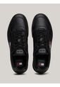 Tenis Negro De Cuero Color Block Tommy Hilfiger de Tommy Hilfiger