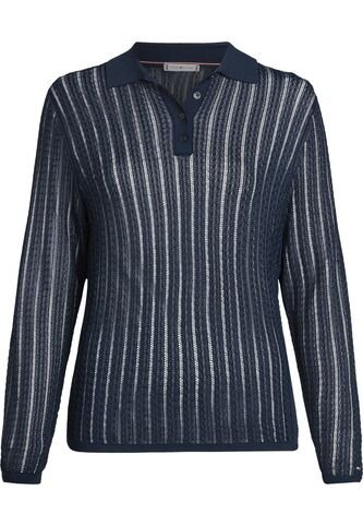 Saco Azul Rayon Cable Tipo Polo Tommy Hilfiger Tommy Hilfiger