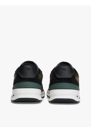 Tenis Verde Retro Dentadas En Mezcla De Ante Tommy Hilfiger