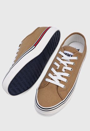 Tenis Lifestyle Café-Blanco-Azul Tommy Jeans