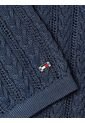 Saco Azul Rayon Cable Tipo Polo Tommy Hilfiger de Tommy Hilfiger