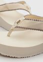 Sandalias Plataforma Tommy Hilfiger Wedge Beach Marfil de Tommy Hilfiger