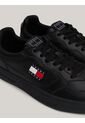 Tenis Negro De Cuero Color Block Tommy Hilfiger de Tommy Hilfiger