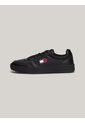 Tenis Negro De Cuero Color Block Tommy Hilfiger de Tommy Hilfiger