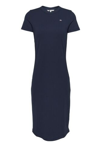 Vestido Multicolor Ajustado Midi Acanalado Tommy Jeans Tommy Hilfiger