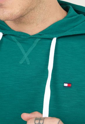 Hoodie Verde-Blanco Tommy Hilfiger Sleepwear