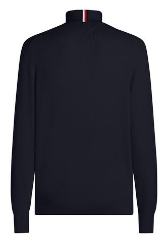 Saco Azul De Cuello Alto Y Cierre De Cremallera Tommy Hilfiger Tommy Hilfiger