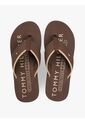 Sandalias Chocolate Para Playa Con Logo Tommy Hilfiger de Tommy Hilfiger