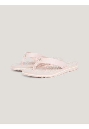 Sandalias Rosa Con Tiras De Tejido Trenzado Tommy Hilfiger