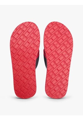 Sandalias Azul Para Playa Con Logo Tommy Hilfiger