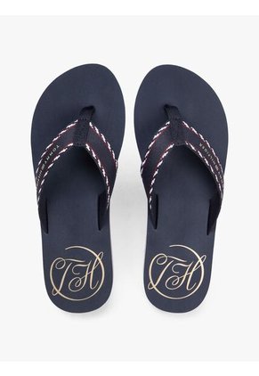 Sandalias Azul De Tiras Tres Dedos Tommy Hilfiger