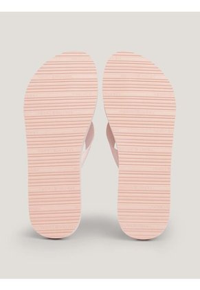 Sandalias Rosa Con Tiras De Tejido Trenzado Tommy Hilfiger