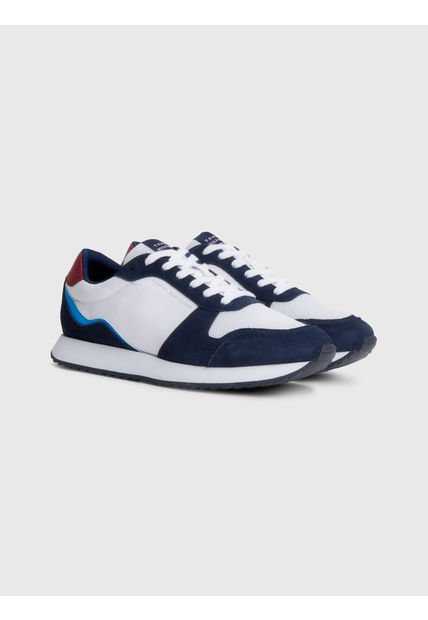Tenis Blancos Con Suela Dentada Para Hombre Tommy Hilfiger