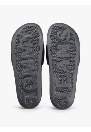 Sandalias Negro Para Piscina Con Logo Tommy Hilfiger