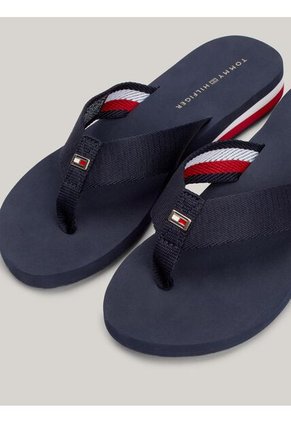 Sandalias Multicolor Signature Con Cuña Tommy Hilfiger