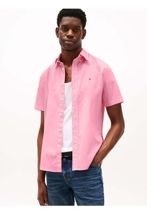 Camisa Rosa Poplin Solida Tommy Hilfiger