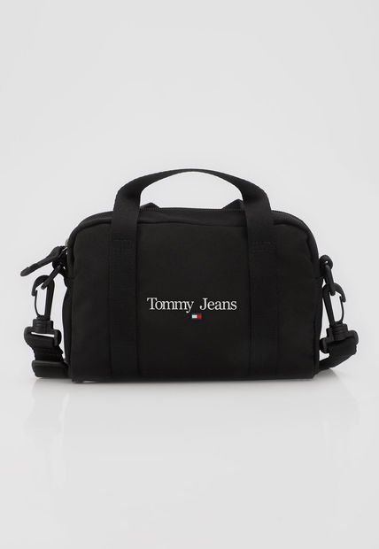 Bolso Manos Libres Negro-Blanco-Rojo Tommy Jeans