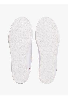 Tenis Blanco Cupsole Con Insignia Metálica Tommy Hilfiger