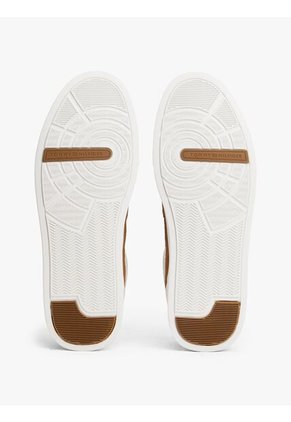 Tenis Blanco De Tenis Con Panel Texturizado Tommy Hilfiger