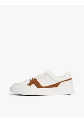Tenis Blanco De Tenis Con Panel Texturizado Tommy Hilfiger