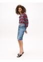 Saco Celeste Tommy Girl Con Rayas Tommy Jeans de Tommy Hilfiger
