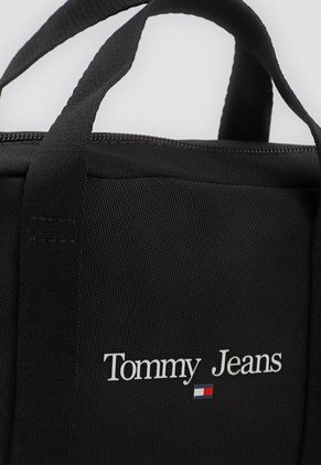 Bolso Manos Libres Negro-Blanco-Rojo Tommy Jeans