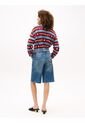 Saco Celeste Tommy Girl Con Rayas Tommy Jeans de Tommy Hilfiger