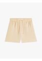 Pantalonetas Beige De Puro Lino Con Logo Bordado Tommy Hilfiger de Tommy Hilfiger