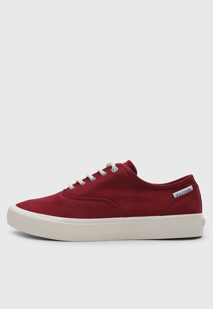 Tenis Lifestyle TOMMY HILFIGER Oxford Twill Borgoña