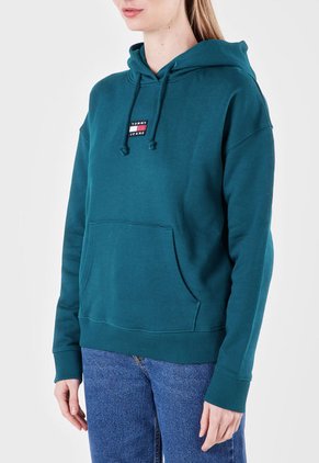 Hoodie Azul Petróleo Tommy Hilfiger