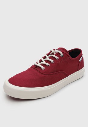Tenis Lifestyle TOMMY HILFIGER Oxford Twill Borgoña